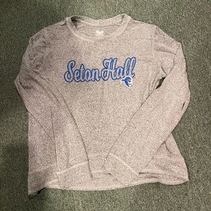 Seton Hall Gray Long Sleeve Shirt